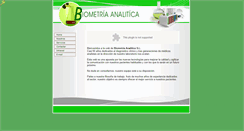 Desktop Screenshot of biometriaanalitica.com