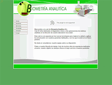 Tablet Screenshot of biometriaanalitica.com